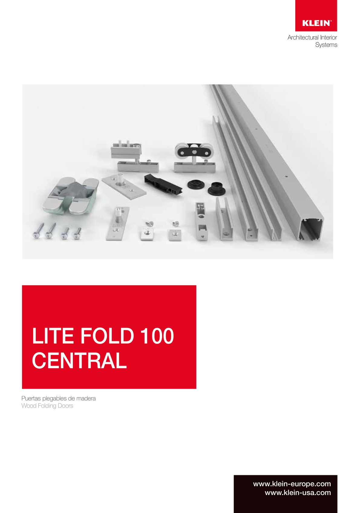 LITE FOLD 100 CENTRAL - installation instructions for 3-6 panels