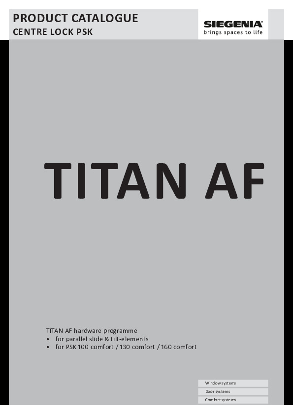 PORTAL PSK160 Titan AF - centre lock PSK