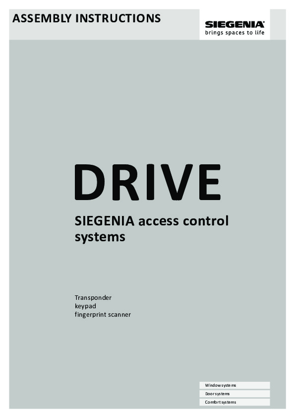 SI-BUS access control system - assembly instructions (ENG)