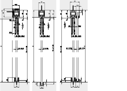 HAWA Junior 80 GP - assembly examples 2