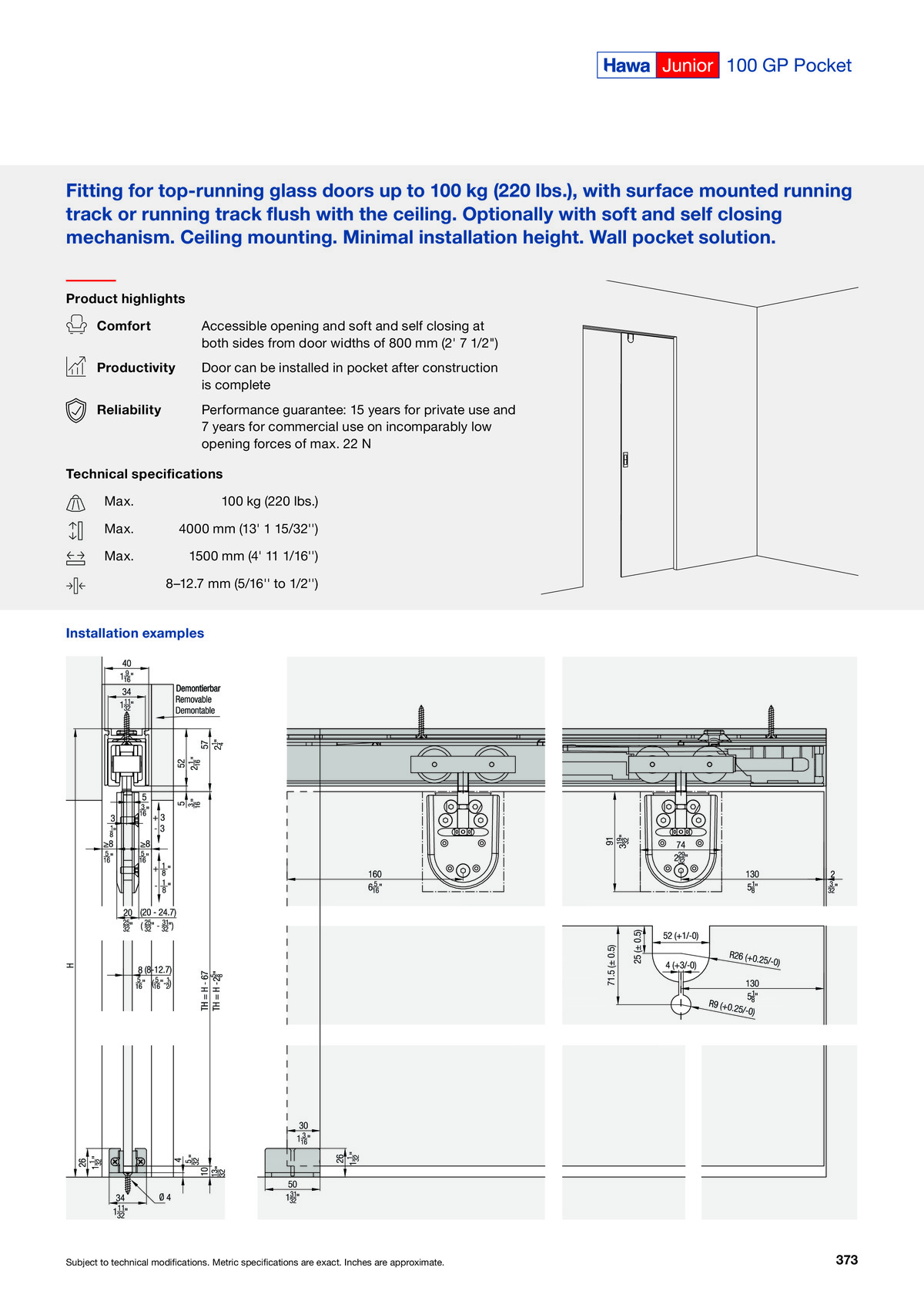 Hawa Junior 100 GP Pocket - catalogue