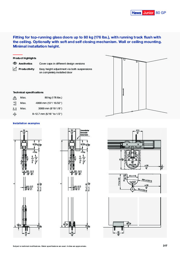 HAWA Junior 80 GP - catalogue