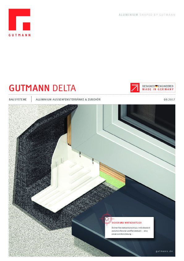 GUTMANN Delta - brošūra 2017