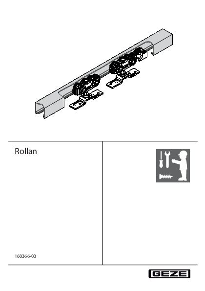 GEZE Rollan - montāžas instrukcija