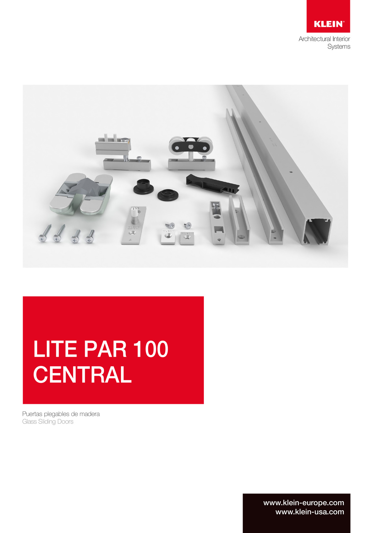 LITE FOLD 100 CENTRAL - installation instructions for 2 panels