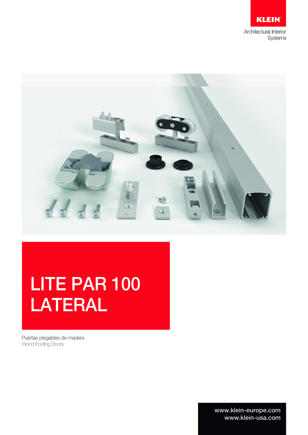 LITE FOLD 100 LATERAL - installation instructions dor 2 panels