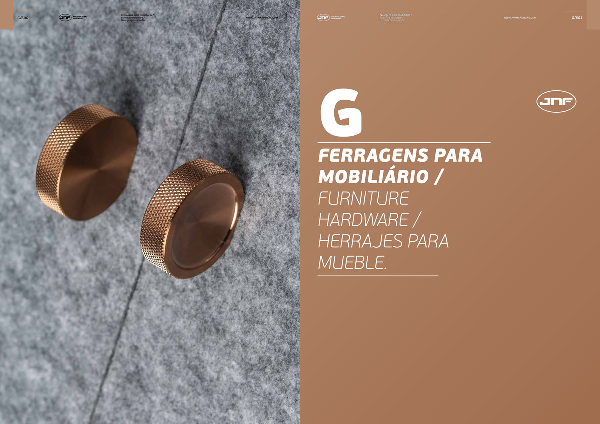 JNF furniture fittings and sliding door handles
