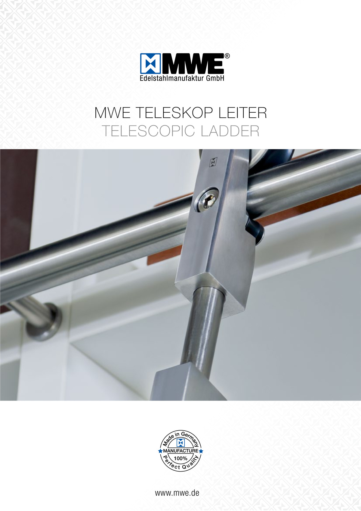 MWE teleskopiskās bīdāmās kāpnes - katalogs