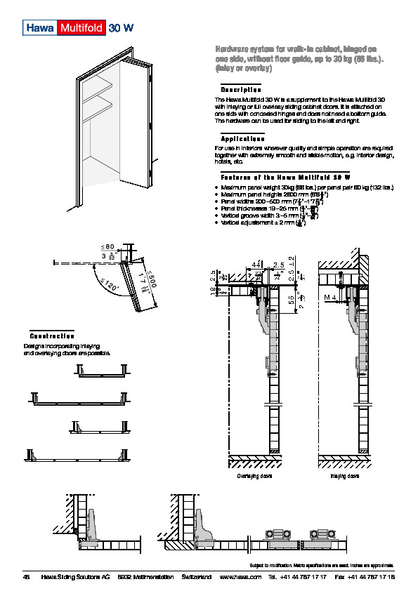 HAWA Multifold 30 W - catalogue