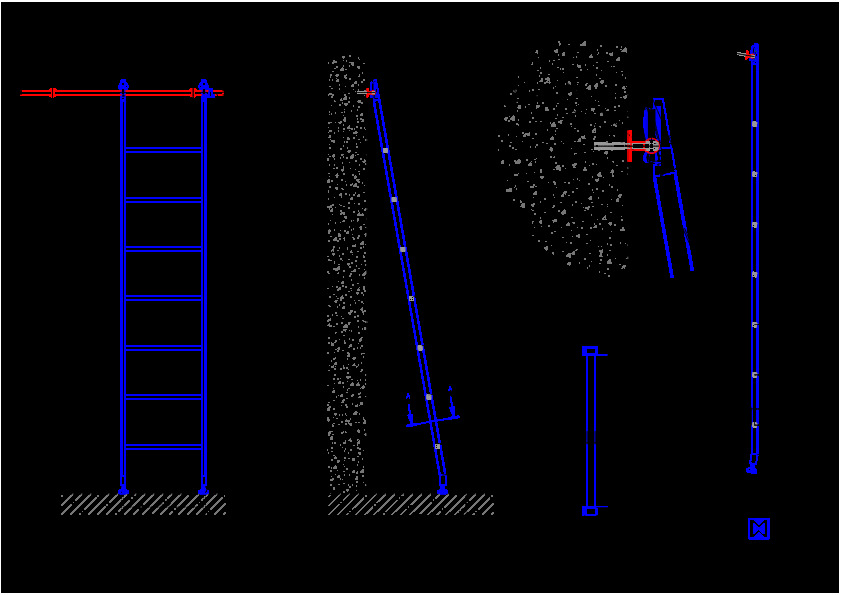 MWE AKZENT SL.6002.AK - bīdāmās kāpnes ar nerūsējošā tērauda šķērsstieņiem - tehniskie dati