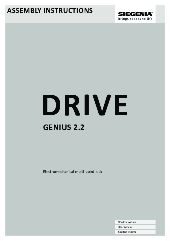 GENIUS 2.2 assembly instructions