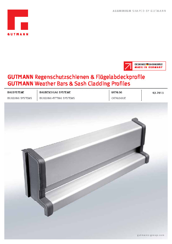 GUTMANN catalogue - weather bars 2015