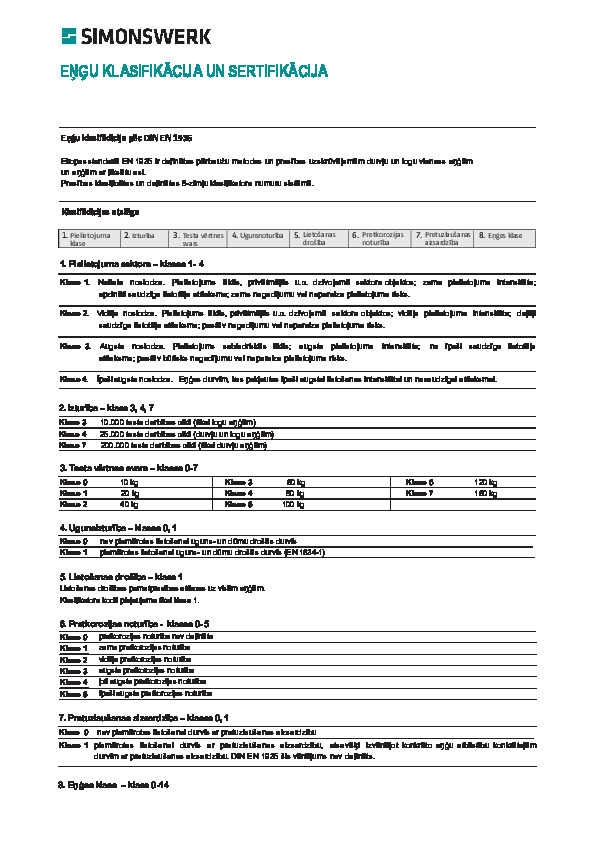 Hinge classification (LV)