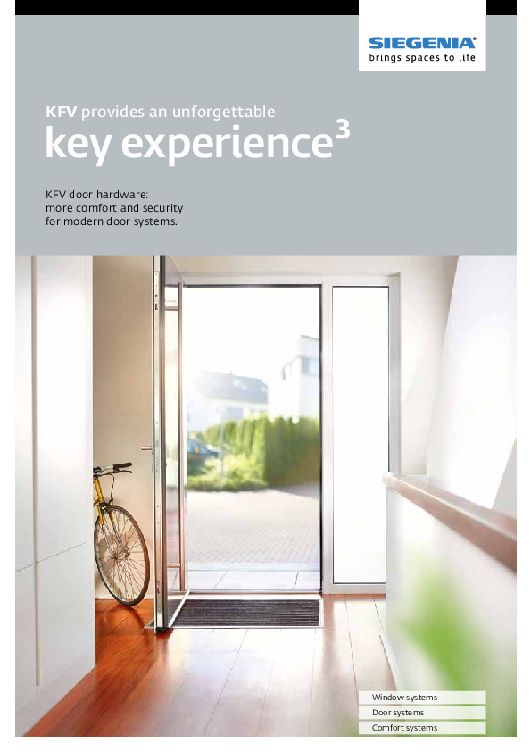 KFV locks and access control - brochure