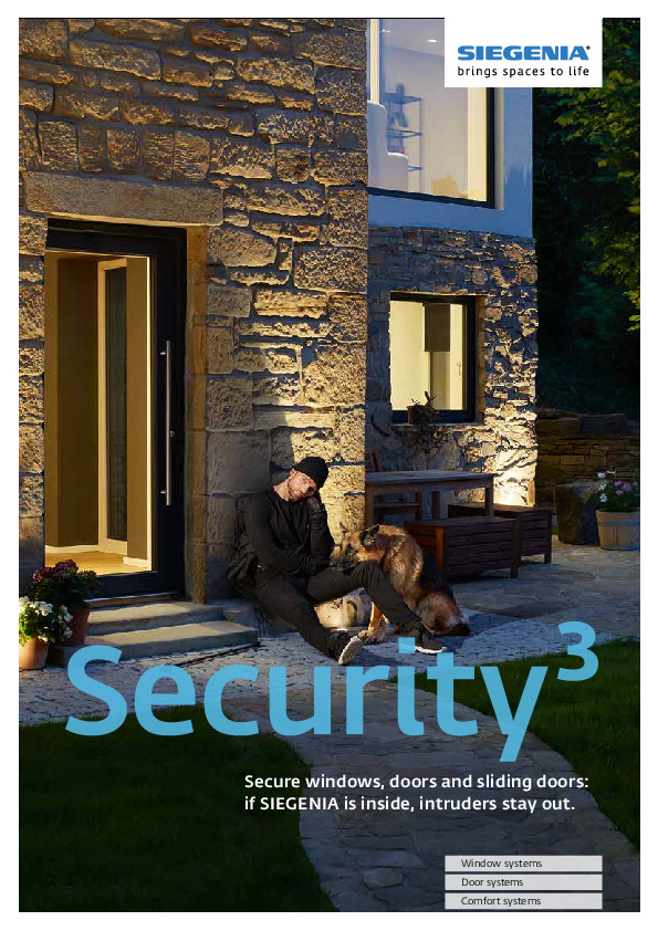 SIEGENIA Security3 - durvju un logu drošība