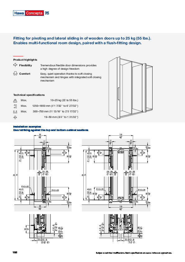 HAWA Concepta 25 - system catalogue