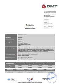 Ugunsdrošības sertifikāts DMT-DO-50-345 (DE)