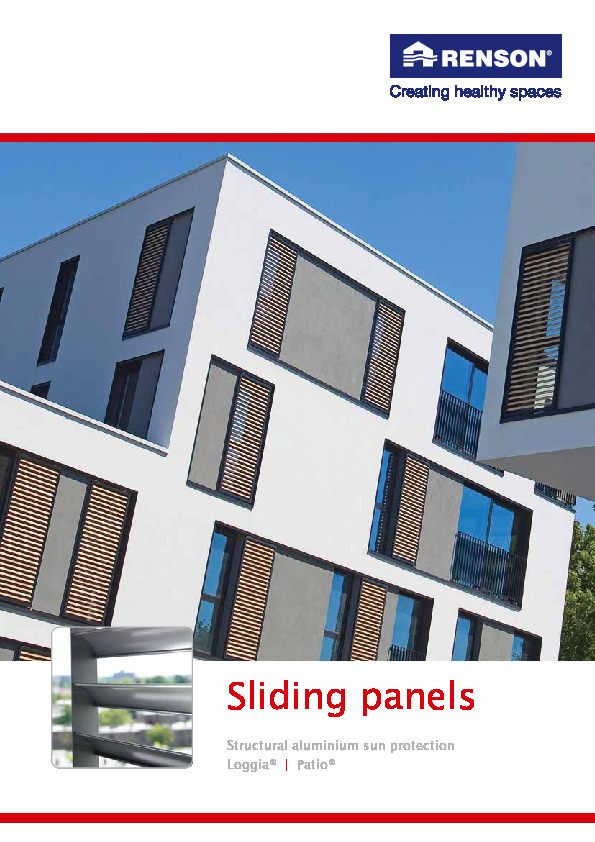 RENSON sliding panels