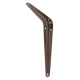Sheet steel bracket, 250x300, brown