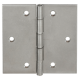 Square hinges, 70x70x1,4mm, galvanised