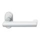FSB 09 1031 handle for framed fireproof emergency door on oval rose, stainless steel