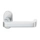 FSB 09 1134 handle for framed fireproof emergency door on oval rose, stainless steel