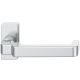 Framed door handle 06 1134, without spindle on square rose, 8 mm, st. steel, 