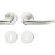 Handle set on round roses BB, aluminium F1