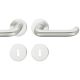 Handle set on round roses BB, aluminium F1