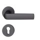 Handle set on round roses PZ, DB 39-58 mm, black blasted S8