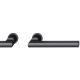 Plug-in handle set BAC, alu S8 black