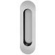 Flush sliding door handle, st.steel