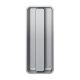 Sliding door handle, rectangular, non-lockable, stainless steel