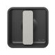 Sliding door handle, non-lockable, square, aluminium S8/F1