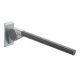 Drop-down support rail for WC/basin area A100 850mm, anthracite/aluminium grey