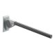 Drop-down support rail for WC/basin area A100 900mm, anthracite/aluminium grey