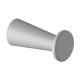 Bathrobe hook A100, 80mm, grey RAL7040
