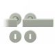 Handle set on round roses BB, aluminium F1