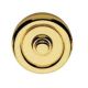 Doorbell button on rose 103CP, polished brass
