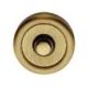 Doorbell button on rose 103CP, bronzed brass