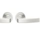 Handle set on round roses BAC, aluminium F1