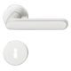 Handle set on round roses BB, aluminium F1