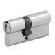 Profile cylinder 26-50, brass nickel-plated