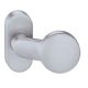Door knob ARES K16 on oval rose, inactive, stainless steel