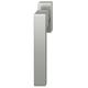 Window handle on rectangular rose, aluminium F1
