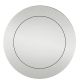 Flush sliding door handle with spring cover, aluminium F1