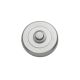 Bell push button 722 TP on rose 006, satin chrome
