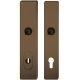 73 7376 ASL S2-ZA security backplate, PZ/92/8mm, medium dark bronze S5