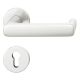 FSB 79 1290 handle set with PZ round roses for fireproof emergency doors, natural aluminium F1