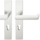 FSB 79 1290 handle set with backplates for fireproof emergency doors, PZ 92mm, natural aluminium F1,RIGHT